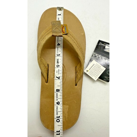 Rainbow Sandals Ladies Luxury Leather Single Layer Arch Support Medium 6.5 - 7.5 - Picture 6 of 6